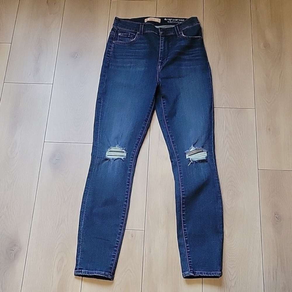 Women's Skinny Jeans - Dark Blue